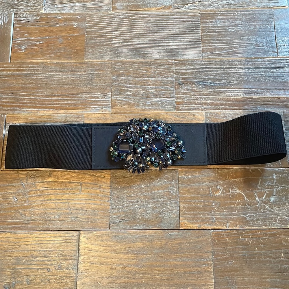 Rhinestone Brooch Elastic Belt🖤